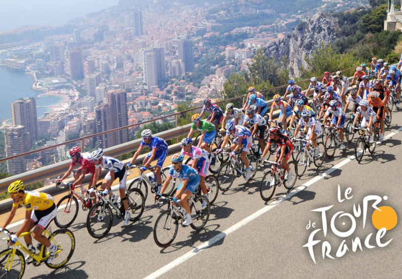 Photo of cyclists competing in the Tour de France, courtesy of Amaury Sport Organisation (A.S.O.)