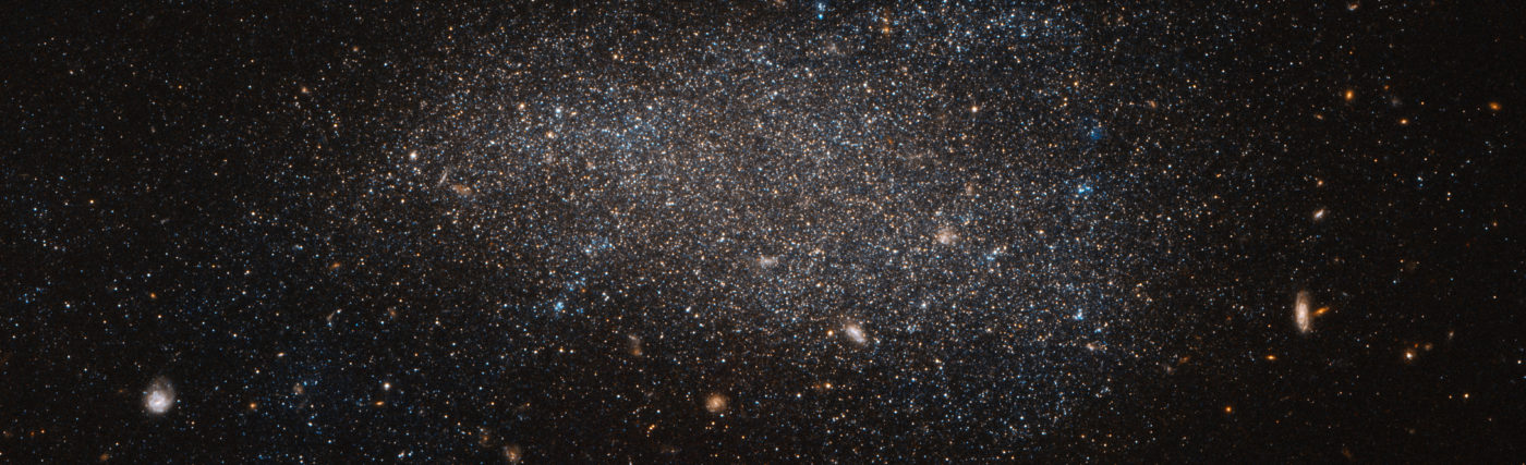 NGC 4789A, a dwarf irregular galaxy in the constellation of Coma Berenices. Credit: ESA/Hubble & NASA, Acknowledgements: Judy Schmidt (Geckzilla)